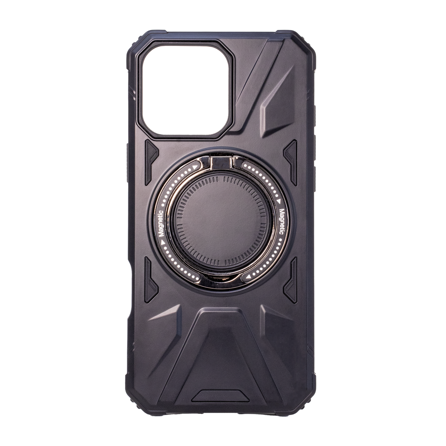 Funda Efecto Metálico Uso Rudo Con Magsafe Compatible iPhone